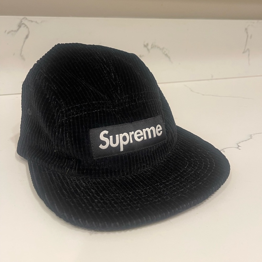 Supreme Waffle Corduroy Camp Cap 2017
